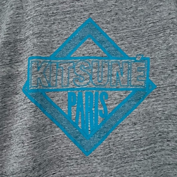 Maison Kitsuné Tee | Kitsuné Paris Print | 100% Cotton | Size Large - Picture 6 of 8